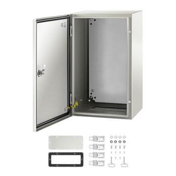 VEVOR Električno kućište SPT 50.8x30.5x25.4 cm Sivo