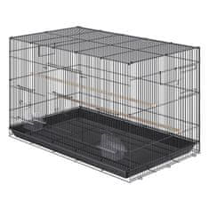 VEVOR Kavez za ptice 29.9x18.1x17.9 in Metalni stalak na kotačima
