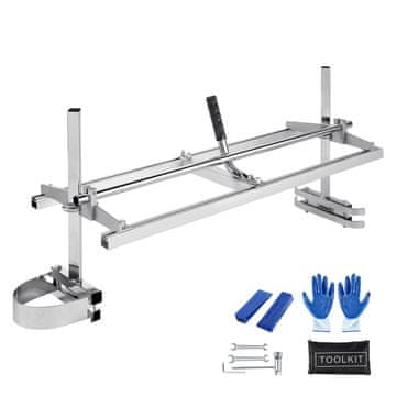 VEVOR Prijenosni lančana pila za pilanu 122.1x31.2x47.3 cm Srebrna