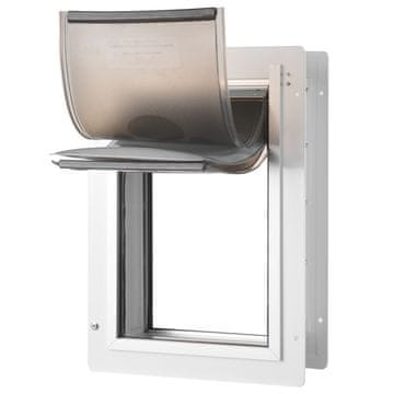 VEVOR Kućna vrata za ljubimce 312x435 mm Bijela