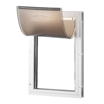 VEVOR Pasja vrata 21x30.3 cm bijela