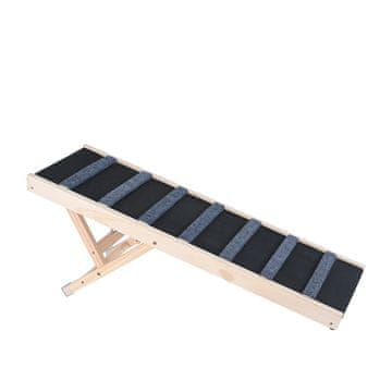 VEVOR Pseća rampa podesiva sklopiva za kućne ljubimce 100x39.9x4.6 cm