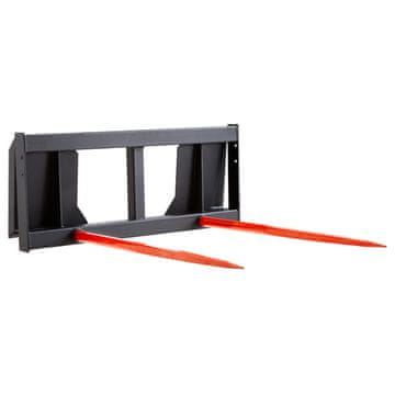 VEVOR Hay Spear 49 in, nosivost 3000 lbs, 2 dijela, priključak za skid steer