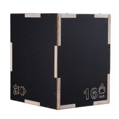 VEVOR Pliometrijska skakačka kutija 300x350x400 mm Crna
