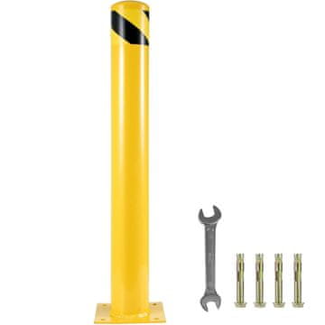 VEVOR Sigurnosni stup 107x11.4 cm žute boje