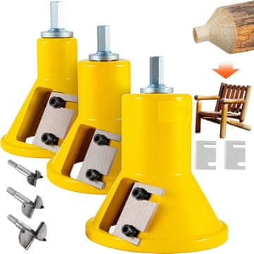 VEVOR Rezač čepova 25.4x38x50.8 mm Crveni