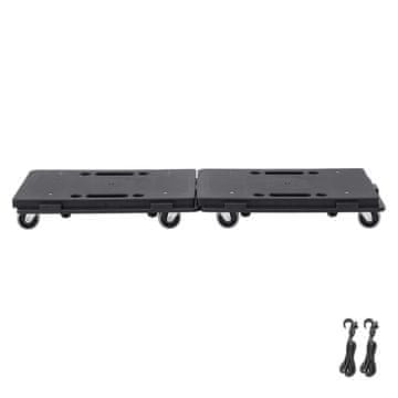 VEVOR Kolica za namještaj 407.2x274.1x78 mm Crna