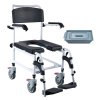 VEVOR Tuš WC stolica za invalide 430x440x45 mm podesiva visina plava