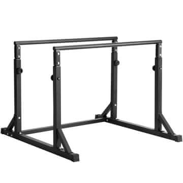 VEVOR Stanica za dip vježbe podesive visine 1260x1210x1250 mm crna