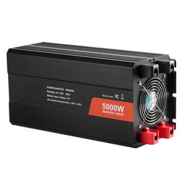 VEVOR Inverter snage modificirani sinusni val 5000W DC 12V na AC 230V LCD zaslon