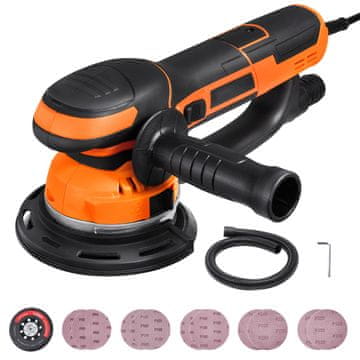 VEVOR Nasadni ekscentar brusilica s dvostrukim djelovanjem 355x158x150 mm
