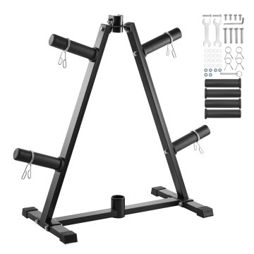 VEVOR Stalak za utege 93x42x86.5 cm Crni