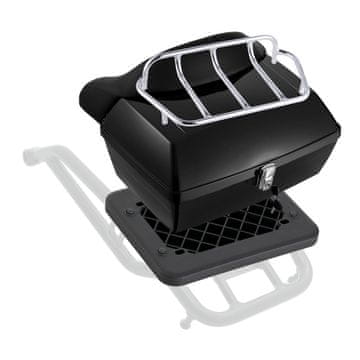 VEVOR Motociklistički gornji kovčeg 565x500x380 mm 48L Crni