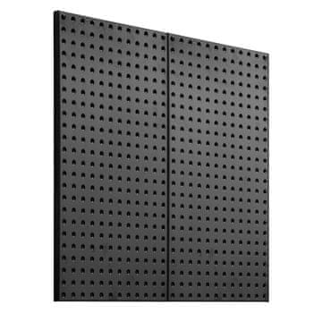 VEVOR Ploča za kukice 24x12x0.75 in Crna