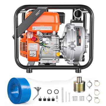 VEVOR Benzinska polutranska pumpa za vodu, prijenosna, promjer 50.8 mm