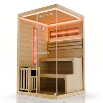 Homestar Sauna kabina Vantaa 120x120 cm prirodna