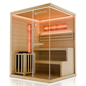 Homestar Sauna kabina Vantaa 150x140 cm prirodna