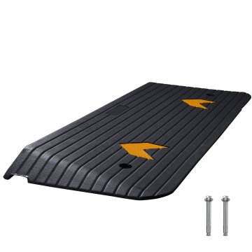 VEVOR Pragnička rampa 2 inča visine 111x40.6x5 cm crna