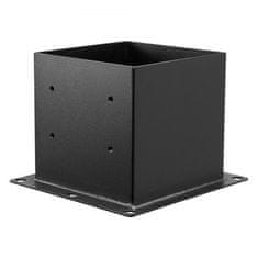 VEVOR Postolje nosač 8 komada 92x92 mm Crno