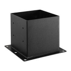 VEVOR Postolje nosač 8 komada 92x92 mm Crno