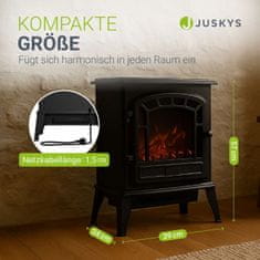 Homestar Električni kamin 2000W crni