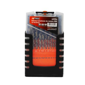 awtools AWT AW42219 Set HSS-Co svrdala za metal 1-10mm (19 kom.)