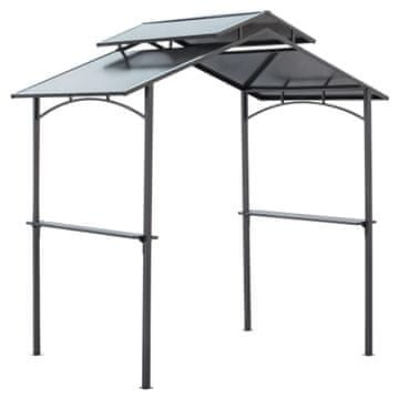 Homestar Paviljon za roštilj 240x150x250 cm Crni čelik
