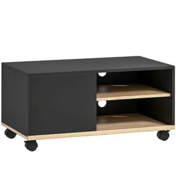 Homestar TV stalak podesiva polica 80x45x41 cm Crna