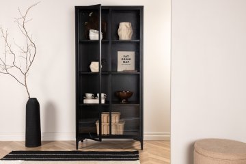 Venture Design AB Ormarić za tanjure 40x190x90 cm Crni