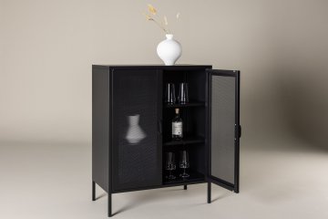 Venture Design AB Knjigovnica 40x101,5x80 cm Crna