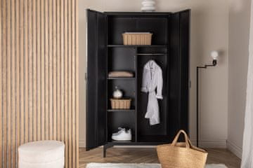 Venture Design AB Ormar Piring 45x183x85 cm Crni