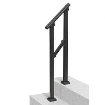 VEVOR Ručka za vanjske stepenice 680x84x920 mm Crna