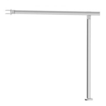 VEVOR Ručka za rukohvat BX-80 80x8x92.3 cm Srebrna