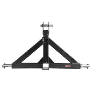 VEVOR Nosač prikolice S-03 66x16.5x44.5 cm Crni