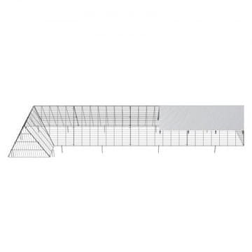 VEVOR Tunel za piliće 400x100x61.5 cm Crni