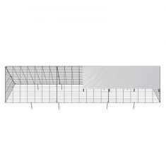 VEVOR Tunel za piliće 300x71x61.5 cm Crni