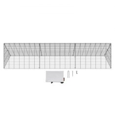 VEVOR Tunel za piliće 300x71x61.5 cm Crni