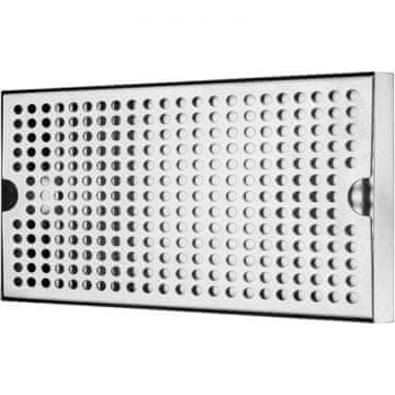 VEVOR Posuda za kapanje piva 300x177x15 mm Srebrna