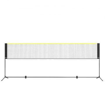 VEVOR Sportska mreža 14 ft, podesiva visina, sklopiva, set mreže 4200x1550x1030 mm, prijenosna