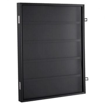 VEVOR Kutija za izlaganje sportskih kartica 61.7x77.5x5.3 cm Crna
