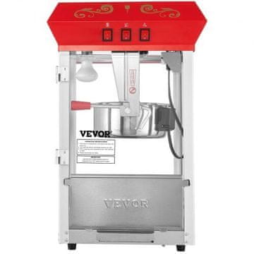VEVOR Aparat za kokice 390x345x610 mm Crveni