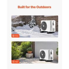 VEVOR Set za podno montiranje ECO450 450x130x65 mm Crni