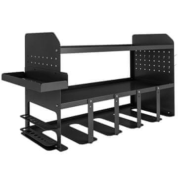 Homestar Organizator vrtnih alata 2 razine 61,8x23x32,7 cm Crni