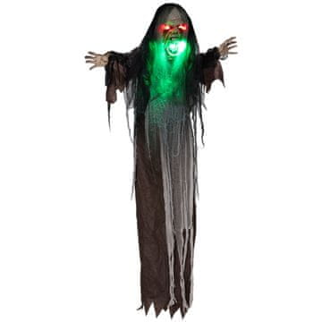 Homestar Halloween dekoracija animirani zeleni čudovište 70x18x183 cm crno-bijelo