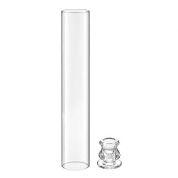 VEVOR Set držača za svijeće 36 komada 6.5x35 cm prozirno