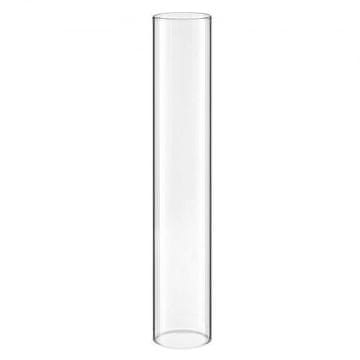 VEVOR Set od 24 staklene cilindrične vaze Hurricane, 6.5x35 cm, prozirne
