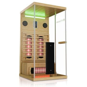Homestar Infracrvena sauna kabina Göteborg 90 120x105x190 cm smeđa