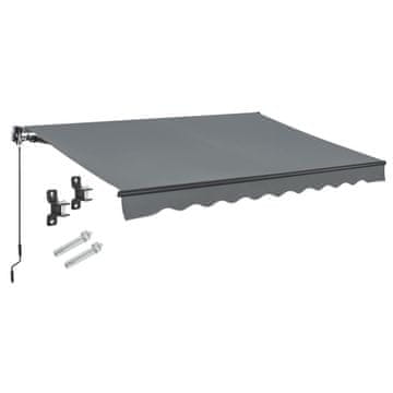 Homestar Uklonjiva tende 400x300 cm siva