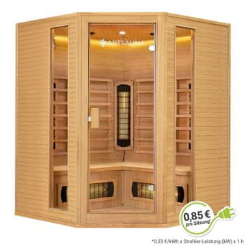 Homestar Infracrvena kabina Nyborg E150V 150x150x190 cm, drvo Hemlock