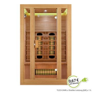 Homestar Infracrvena kabina Nyborg S120V 120x105x190 cm drvo Hemlock